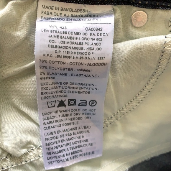 Levi’s Denizen Modern Shorts Dark wash 6 - Picture 7 of 8